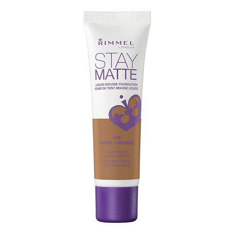 RIMMEL - Stay Matte Liquid Mousse Foundation, Warm Caramel