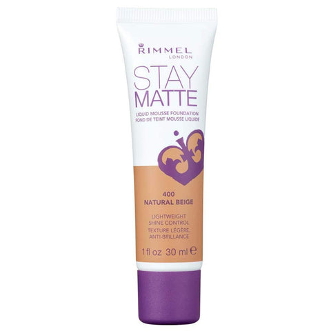 RIMMEL - Stay Matte Liquid Mousse Foundation, Natural Beige