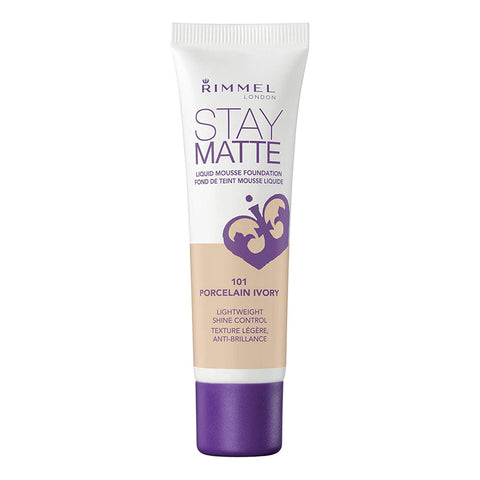 RIMMEL - Stay Matte Liquid Mousse Foundation, Porcelain Ivory