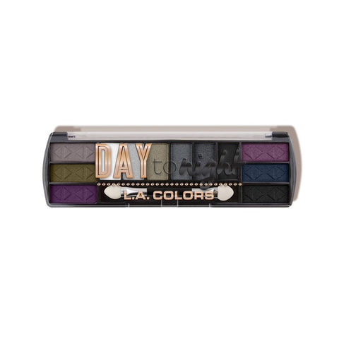 LA COLORS Day To Night 12 Color Eyeshadow Nightfall