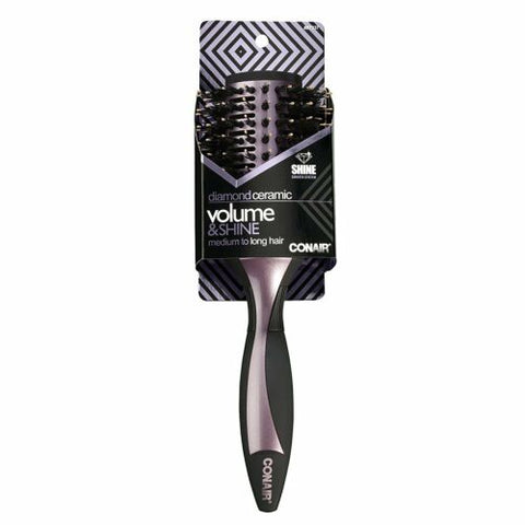 CONAIR Diamond Ceramic Volume & Shine Round Brush