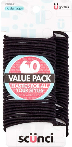 SCUNCI No Damage Elastics Black