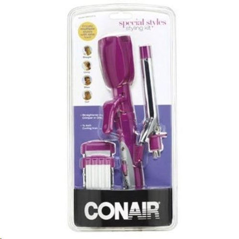 CONAIR Multi-Tool Styling Kit Reversible Crimper Straightener and Curler