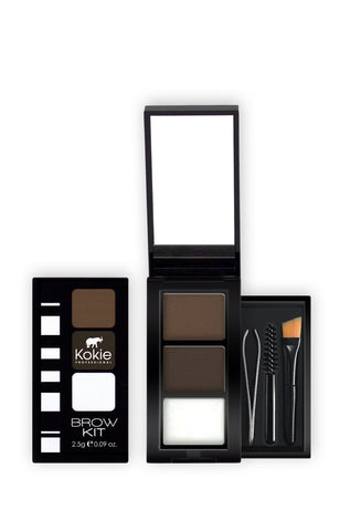 KOKIE COSMETICS - Brow Kit Dark Brunette