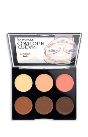 KOKIE COSMETICS - Cream Contour Palette Deep/Dark