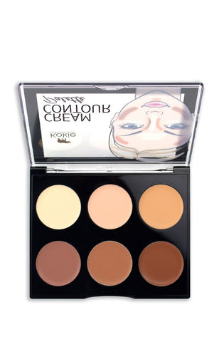 KOKIE COSMETICS - Cream Contour Palette Light /Medium