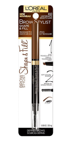 L'OREAL Brow Stylist Shape & Fill Mechanical Pencil Light Brunette