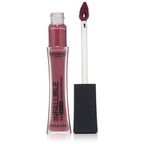 L'OREAL Infallible Pro Matte Les Chocolats Scented Liquid Lipstick Plum Bum