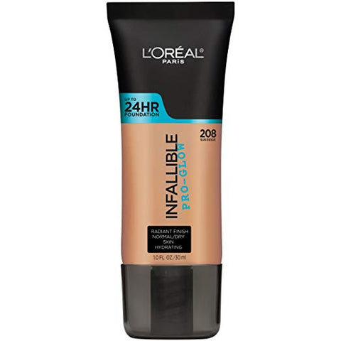 L'OREAL Infallible Pro-Glow Foundation Sun Beige