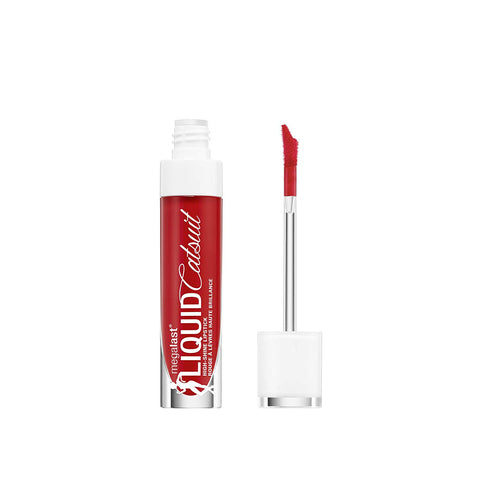 WET N WILD MegaLast Liquid Catsuit High-Shine Lipstick, Bad Girl's Club