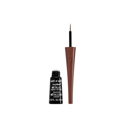 WET N WILD MegaLiner Metallic Liquid Eyeliner, Metallic Brown