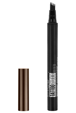 MAYBELLINE TattooStudio Brow Tint Pen Makeup Deep Brown