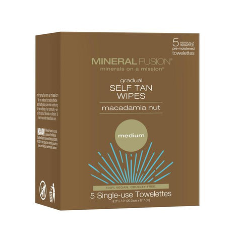 MINERAL FUSION - Gradual Self Tanning Wipes