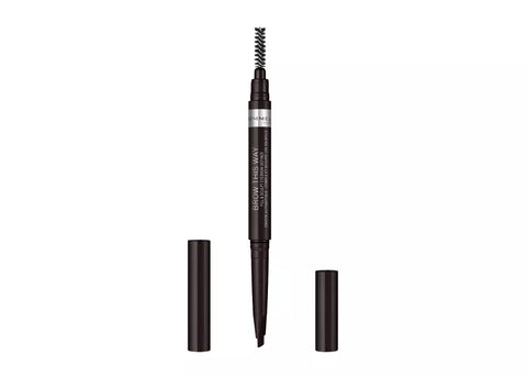 RIMMEL Brow This Way 2-in-1 Fill & Sculpt, Soft Black