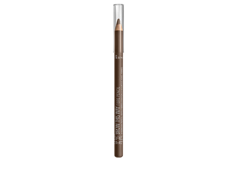 RIMMEL Brow This Way Fibre Pencil, Medium Brown