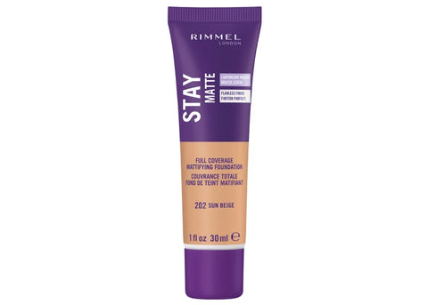 RIMMEL Stay Matte Liquid Mousse Foundation #202 Sun Beige