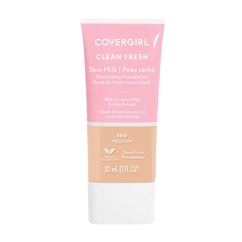 COVERGIRL - Clean Fresh Skin Milk Foundation Medium 560