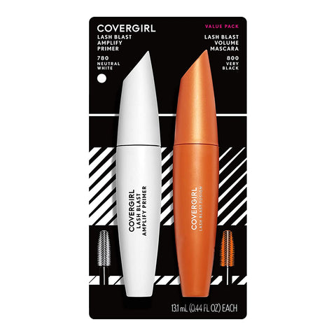 COVERGIRL - Lash Blast Volume Mascara Very Black 800 and Lash Blast Amplify Primer Neutral White 780 Value Pack