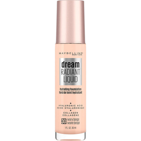 MAYBELLINE - Dream Radiant Liquid Hydrating Foundation Medium Coverage Ivory Beige