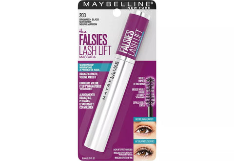 MAYBELLINE - The Falsies Lash Lift Waterproof Mascara Brownish Black