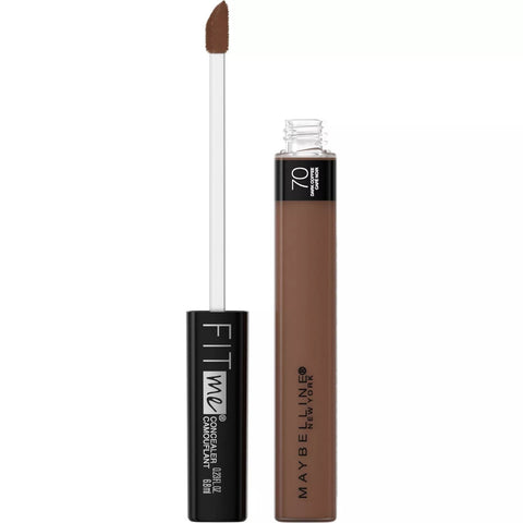 MAYBELLINE - Fit Me Liquid Concealer Makeup Natural Coverage Dark Coffee 70