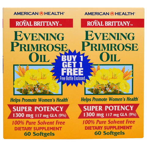 AMERICAN HEALTH - Royal Brittany Evening Primrose Oil Twin Pack 1,300 mg