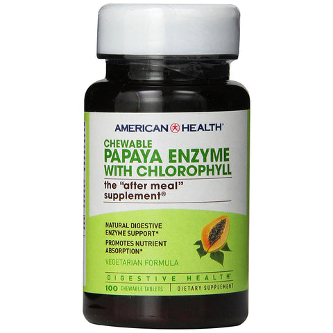 AMERICAN HEALTH - Papaya Enzyme with Chlorophyll