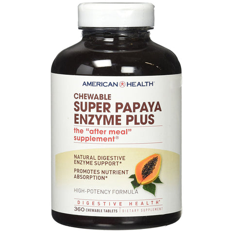 AMERICAN HEALTH - Super Papaya Enzyme Plus