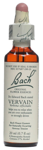 Bach Flower Remedies Flower Essence  Vervain