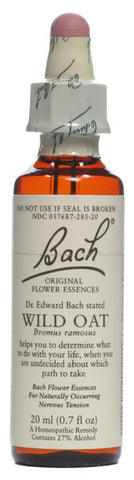 Bach Flower Remedies Flower Remedies Essence Wild Oat