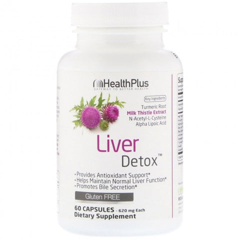 HEALTH PLUS - Liver Detox - 60 Capsules