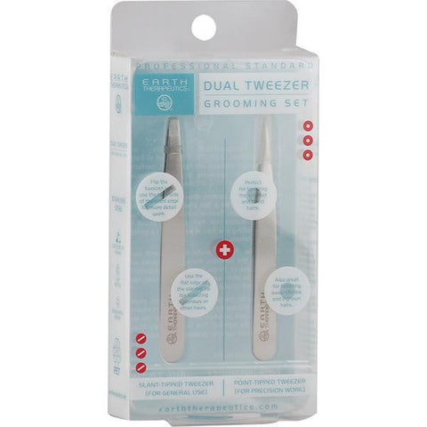 EARTH THERAPEUTICS - Dual Tweezer Grooming Set