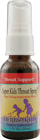 Herbs For Kids Throat Spray Peppermint