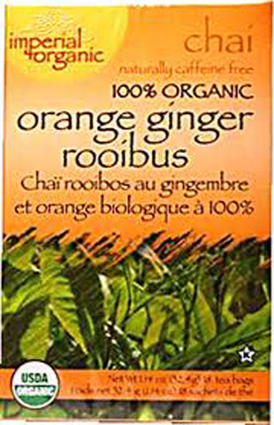 UNCLE LEE'S TEA - Imperial Organic Orange Ginger Rooibos Chai Tea