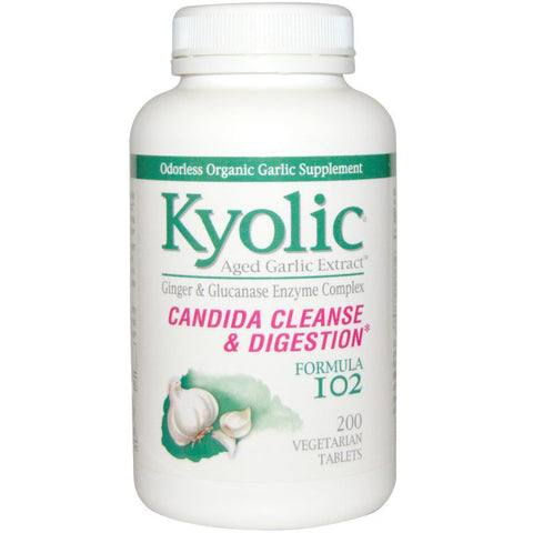 Kyolic Aged Garlic Extract Candida Cleanse Digestion