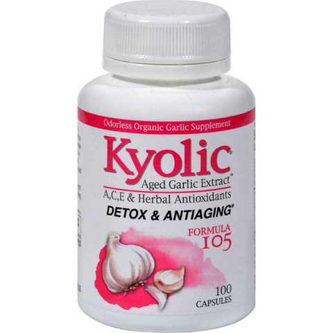 Kyolic Aged Garlic Extract Detox Anti Aging Formula 105