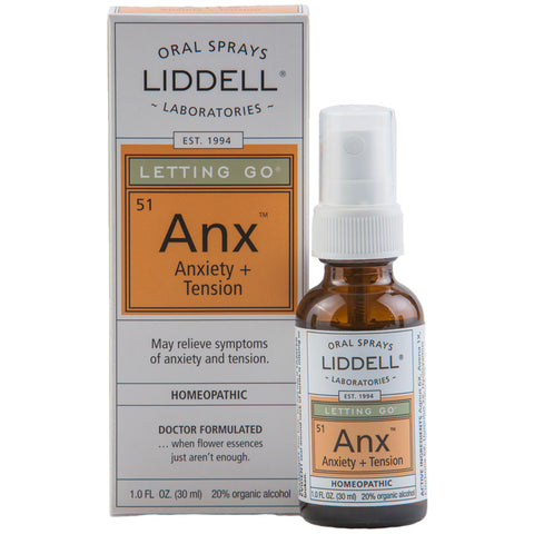 LIDDELL - Anx Letting Go Anxiety + Tension Homeopathic Oral Spray