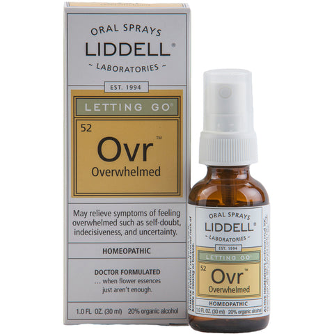 LIDDELL - Ovr Letting Go Overwhelmed Homeopathic Oral Spray