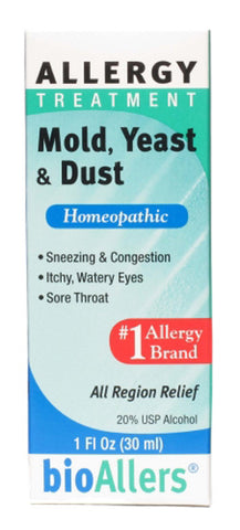 Natra-Bio BioAllers Mold Yeast Dust Allergy Treatment