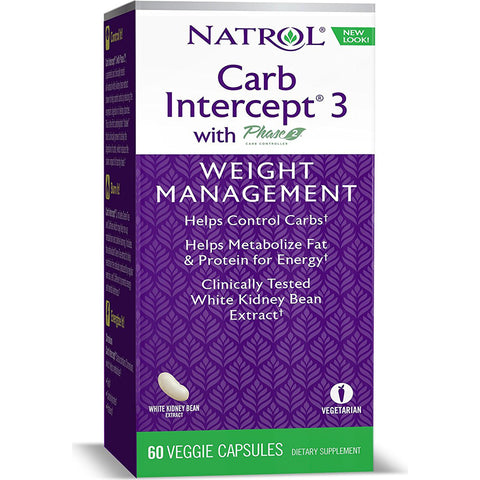 NATROL - White Kidney Bean Carb Intercept Phase 2 - 120 Capsules