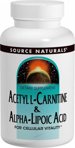 Source Naturals Acetyl L Carnitine Alpha Lipoic Acid