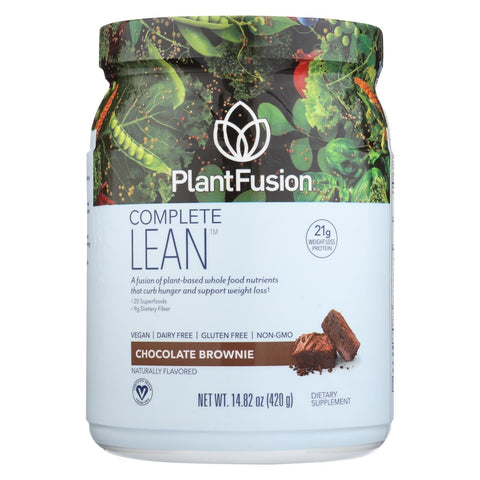 PLANTFUSION - Complete Lean Creamy Chocolate Brownie - 14.8 oz. (420 g)