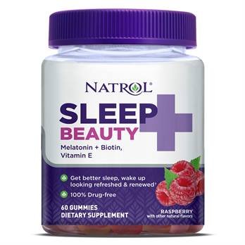 NATROL - Sleep + Beauty Raspberry - 60 Gummies